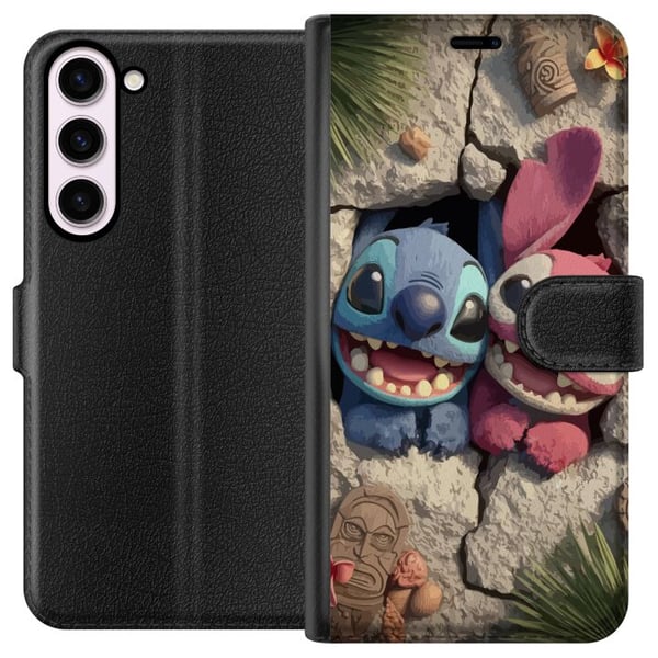 Kompatibel Tegnebogsetui til Samsung Galaxy S23+ Stitch Angel Lilo & Stitch Motiv Disney Kärlek Seriefigur Kompatibel Tegnebogsetui til Samsung Galaxy S23+ Stitch Angel Lilo & Stitch Motiv Disney Kärlek Seriefigur