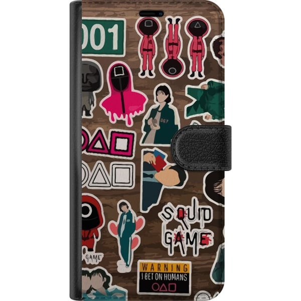 Yhteensopiva Lompakkokotelo Google Pixel 6a Squid Game 2 - Tarroja