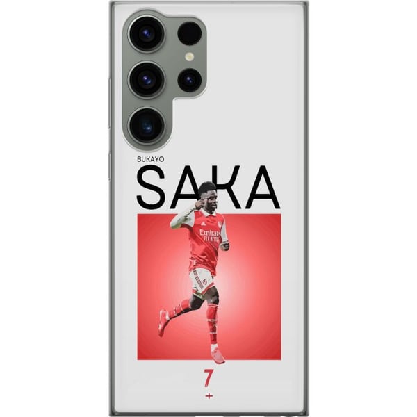 Kompatibel Mobilcover til Samsung Galaxy S23 Ultra Bukayo Saka Arsenal England 16 assists trods skade fodbold teknisk hurtig spiller, der leverer stæ Kompatibel Mobilcover til Samsung Galaxy S23 Ultra Bukayo Saka Arsenal England 16 assists trods skade fodbold teknisk hurtig spiller, der leverer stæ
