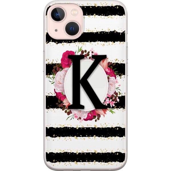 Yhteensopiva Puhelinkuori Apple iPhone 13 mini Kirjain K
