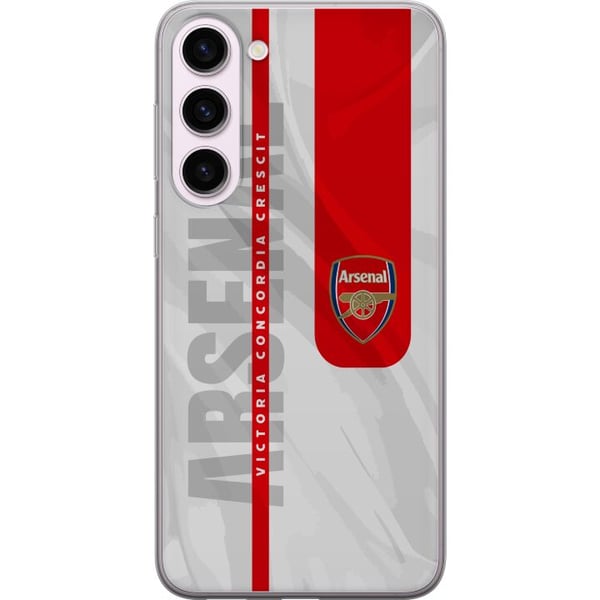 Kompatibel Mobilcover til Samsung Galaxy S23+ Arsenal FC-våbenskjold fodboldklubplakat Gunners Premier League-logo rød hvid baggrund retrodesignkunst Kompatibel Mobilcover til Samsung Galaxy S23+ Arsenal FC-våbenskjold fodboldklubplakat Gunners Premier League-logo rød hvid baggrund retrodesignkunst