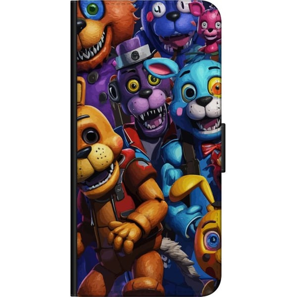 Kompatibelt Lommeboketui til OnePlus 9 Pro Fargerike animatroniske figurer med neonlys og en intens skrekkpreget spillopplevelse