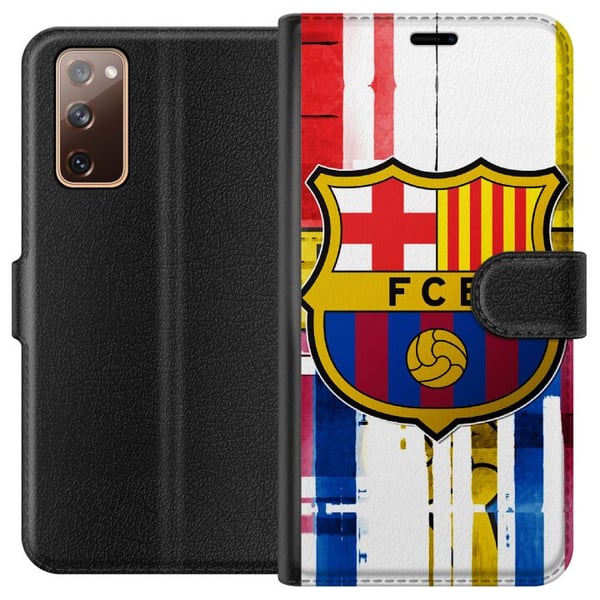 Kompatibel Tegnebogsetui til Samsung Galaxy S20 FE FC Barcelona