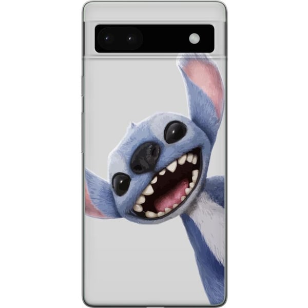 Yhteensopiva Puhelinkuori Google Pixel 6a Stitch liikkeessä - Kawaii-suunnittelu faneille ja lapsille