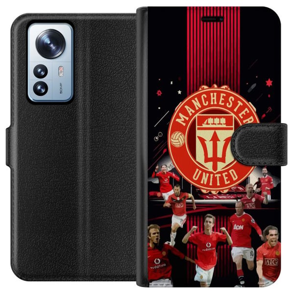 Yhteensopiva Lompakkokotelo Xiaomi 12 Pro Manchester United F.C.