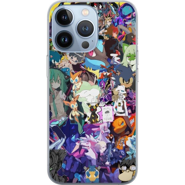 Kompatibelt Mobilskal till Apple iPhone 13 Pro Pokémon Blaze