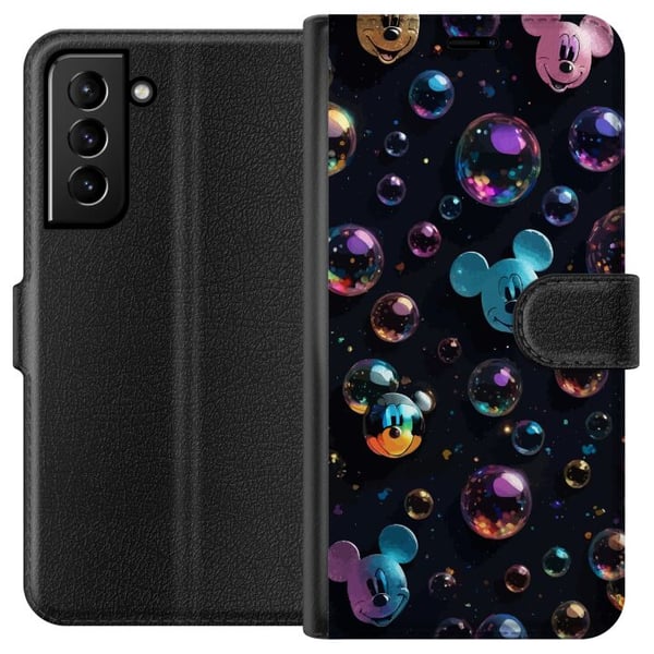 Yhteensopiva Lompakkokotelo Samsung Galaxy S21+ 5G Musse Pigg Disney Bubblor Design Roligt Motiv Populär Yhteensopiva Lompakkokotelo Samsung Galaxy S21+ 5G Musse Pigg Disney Bubblor Design Roligt Motiv Populär