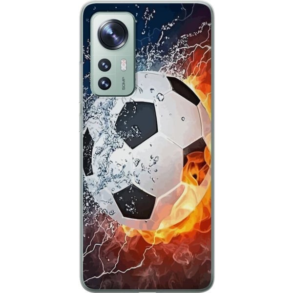 Yhteensopiva Puhelinkuori Xiaomi 12 Jalkapallo Tuli
