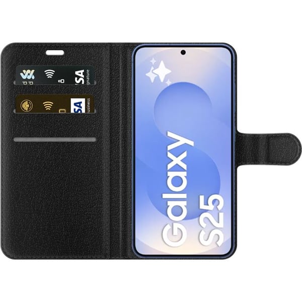 Kompatibelt Lommeboketui til Samsung Galaxy S25 Mickey Mouse