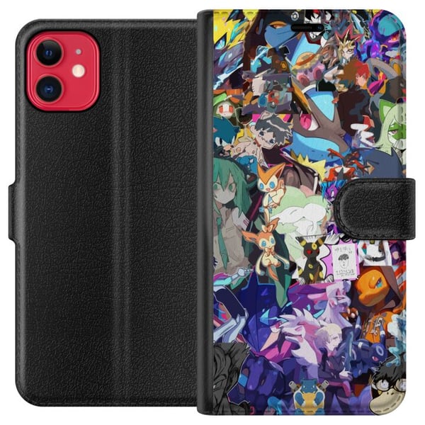 Kompatibelt Plånboksfodral till Apple iPhone 11 Pokémon Blaze Kompatibelt Plånboksfodral till Apple iPhone 11 Pokémon Blaze
