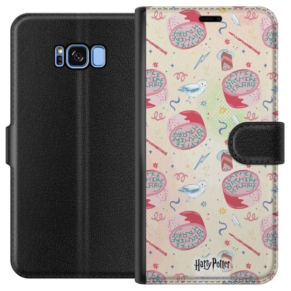 Kompatibelt Plånboksfodral till Samsung Galaxy S8 Harry Potter Hogwarts Magic Wizard