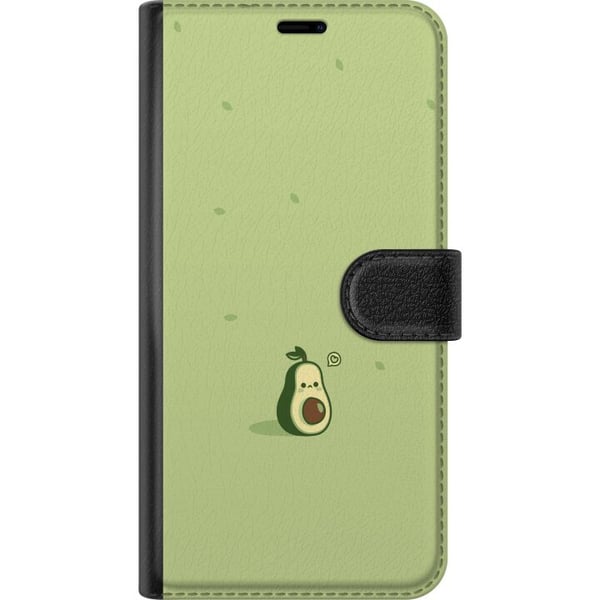 Kompatibelt Plånboksfodral till Samsung Galaxy A32 5G Söt avokadodesign i grönt gullig modern illustration som sprider glädje och frisk energi