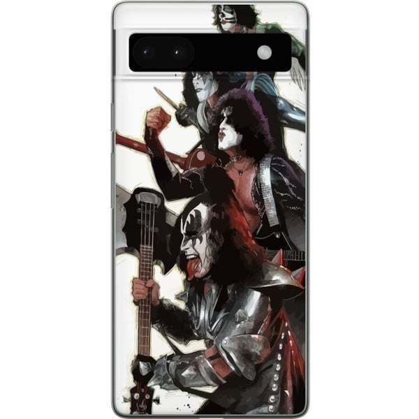Yhteensopiva Puhelinkuori Google Pixel 6a Kiss Hard Rock Klassinen Rock Yhtye Musiikki