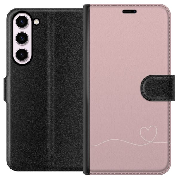 Kompatibel Tegnebogsetui til Samsung Galaxy S23+ Lyserød Hjerne Design Kompatibel Tegnebogsetui til Samsung Galaxy S23+ Lyserød Hjerne Design