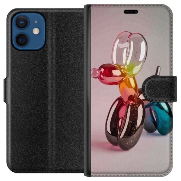 Yhteensopiva Lompakkokotelo Apple iPhone 12 mini Balloon Pup värikäs ilmapallokoira pop art -lasityylissä, sateenkaaren värit ja moderni trendikäs mu Yhteensopiva Lompakkokotelo Apple iPhone 12 mini Balloon Pup värikäs ilmapallokoira pop art -lasityylissä, sateenkaaren värit ja moderni trendikäs mu