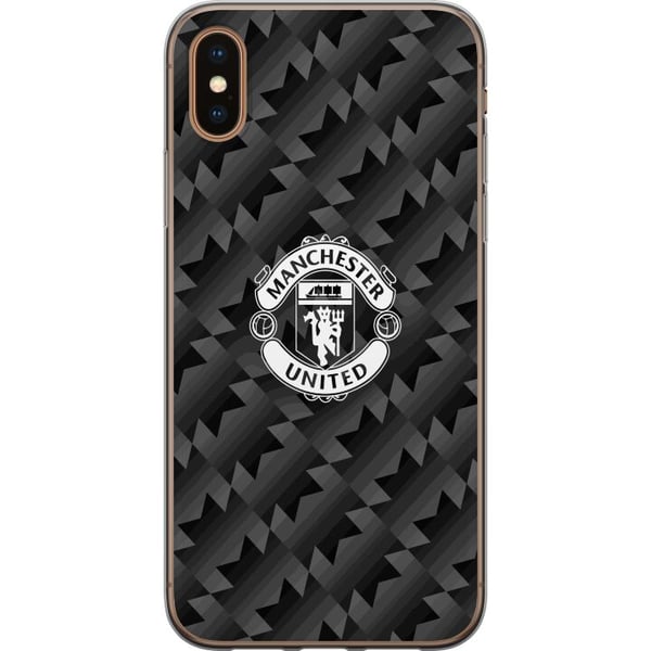 Kompatibelt Mobilskal till Apple iPhone XS Manchester United FC