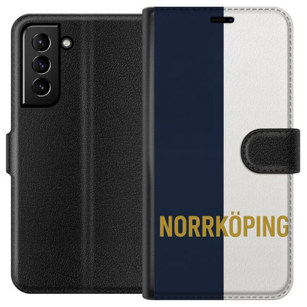Kompatibelt Lommeboketui til Samsung Galaxy S21+ 5G Norrköping – fotball Kompatibelt Lommeboketui til Samsung Galaxy S21+ 5G Norrköping – fotball