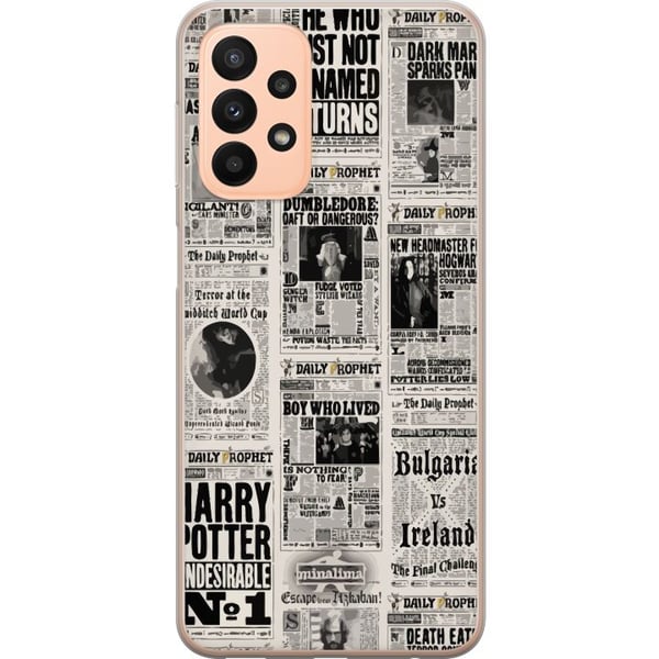Yhteensopiva Puhelinkuori Samsung Galaxy A23 Harry Potter Lehti
