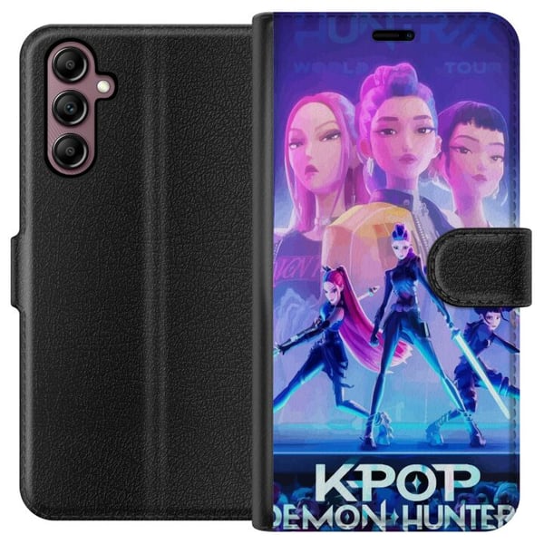 Kompatibel Tegnebogsetui til Samsung Galaxy A14 5G Dukke KPop Demon Hunters animekarakter
