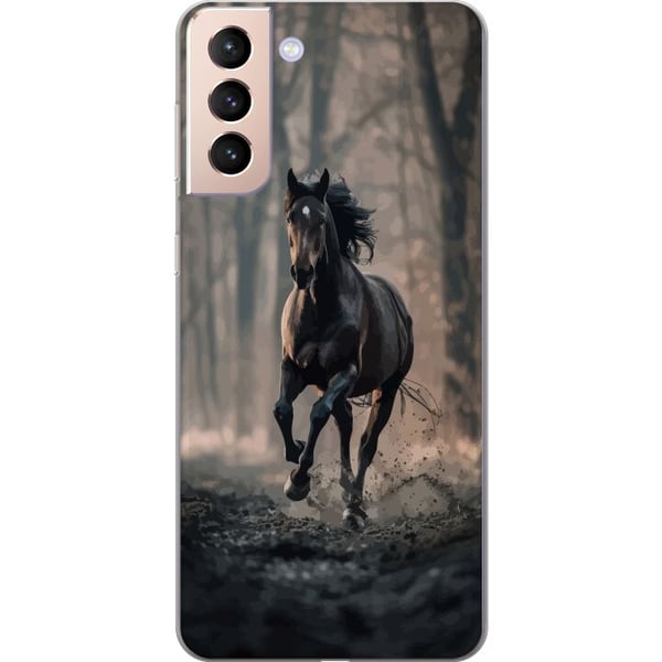 Kompatibelt Mobildeksel til Samsung Galaxy S21 Springende Hest