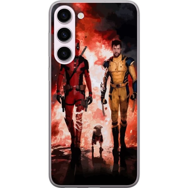 Kompatibelt Mobildeksel til Samsung Galaxy S23+ Wolverine Deadpool