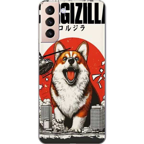 Kompatibelt Mobildeksel til Samsung Galaxy S21 Corgizilla Kompatibelt Mobildeksel til Samsung Galaxy S21 Corgizilla