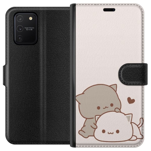 Kompatibelt Lommeboketui til Samsung Galaxy S10 Lite Kawaii Søte Katter Kompatibelt Lommeboketui til Samsung Galaxy S10 Lite Kawaii Søte Katter