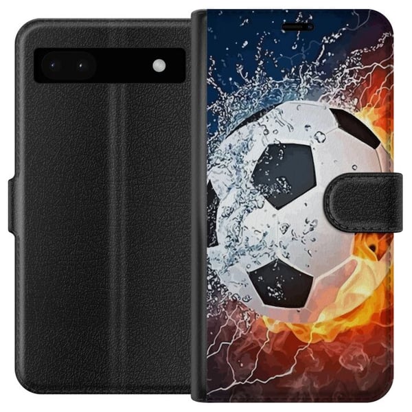 Yhteensopiva Lompakkokotelo Google Pixel 6a Jalkapallo Tuli