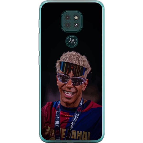 Kompatibel Mobilcover til Motorola Moto G9 Play Lamine Yamal mobiltaske i elegant sportsdesign