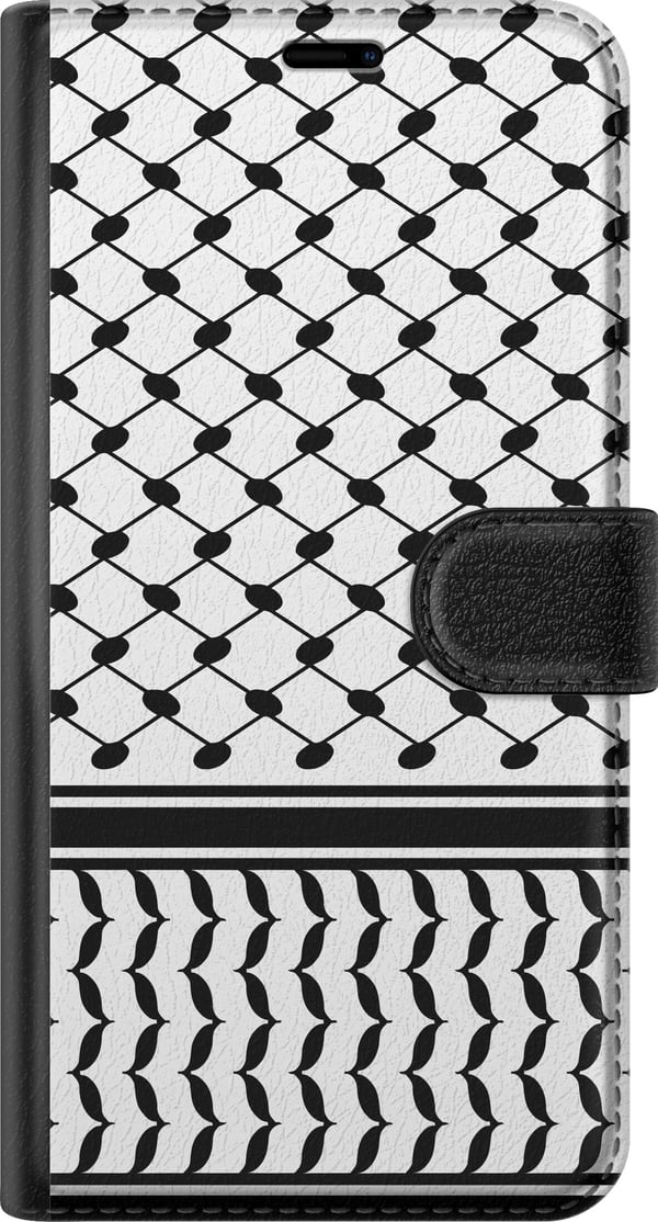 Kompatibelt Plånboksfodral till Samsung Galaxy S21+ 5G Keffiyeh mönster