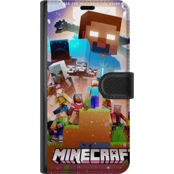 Kompatibelt Lommeboketui til Samsung Galaxy S22 Ultra 5G Minecraft