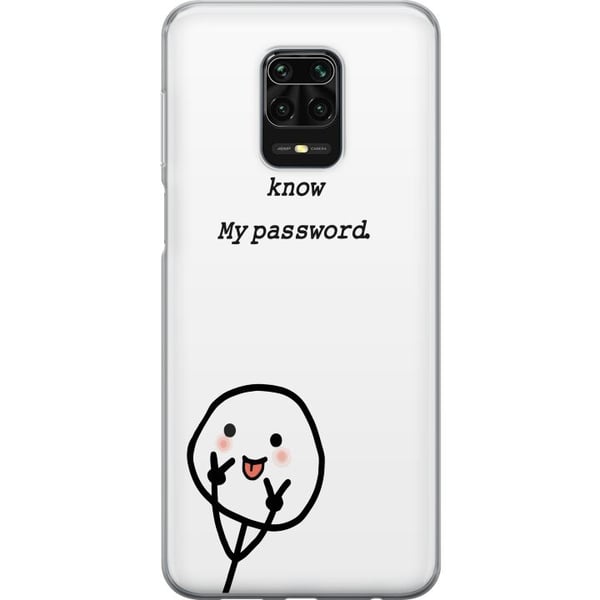 Kompatibel Mobilcover til Xiaomi Redmi Note 9S Du Kender Ikke Mit Adgangskode
