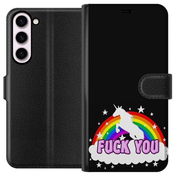 Yhteensopiva Lompakkokotelo Samsung Galaxy S23+ Yksisarvinen Sateenkaari