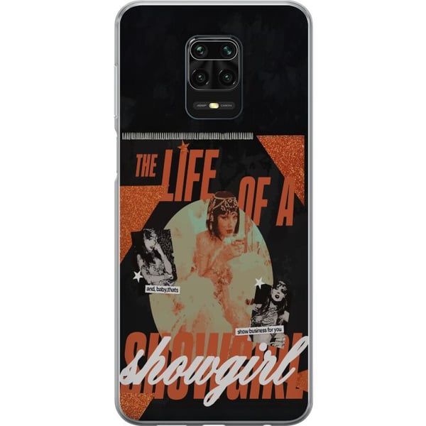 Kompatibel Mobilcover til Xiaomi Redmi Note 9S Taylor Swift The Life of a Showgirl – Blå koncertdronning på scenen