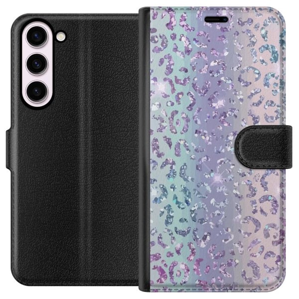 Kompatibelt Lommeboketui til Samsung Galaxy S23+ Glitter Leopard Kompatibelt Lommeboketui til Samsung Galaxy S23+ Glitter Leopard