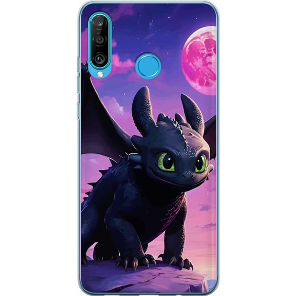 Kompatibelt Mobilskal till Huawei P30 lite How to Train Your Dragon (Draktränaren)