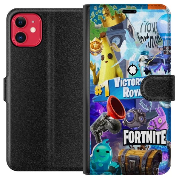 Kompatibelt Plånboksfodral till Apple iPhone 11 Fortnite Kompatibelt Plånboksfodral till Apple iPhone 11 Fortnite