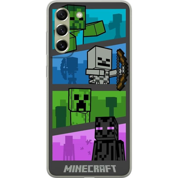 Kompatibel Mobilcover til Samsung Galaxy S21 FE 5G Minecraft