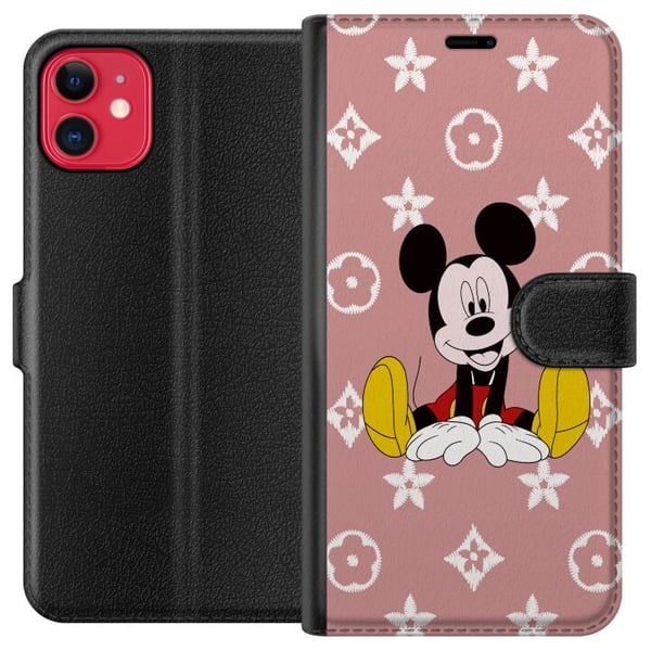 Kompatibel Tegnebogsetui til Apple iPhone 11 Mickey Mouse Kompatibel Tegnebogsetui til Apple iPhone 11 Mickey Mouse