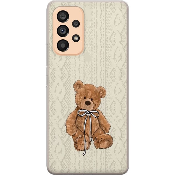 Kompatibelt Mobildeksel til Samsung Galaxy A53 5G Liten Bamse – klassisk bamse i enkel design