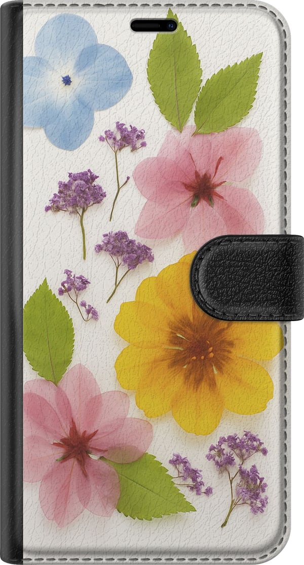 Kompatibel Tegnebogsetui til OnePlus Nord CE 2 Lite 5G Pressede blomster