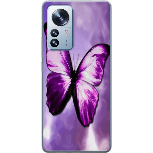 Kompatibel Mobilcover til Xiaomi 12 Pro Sommerfugl