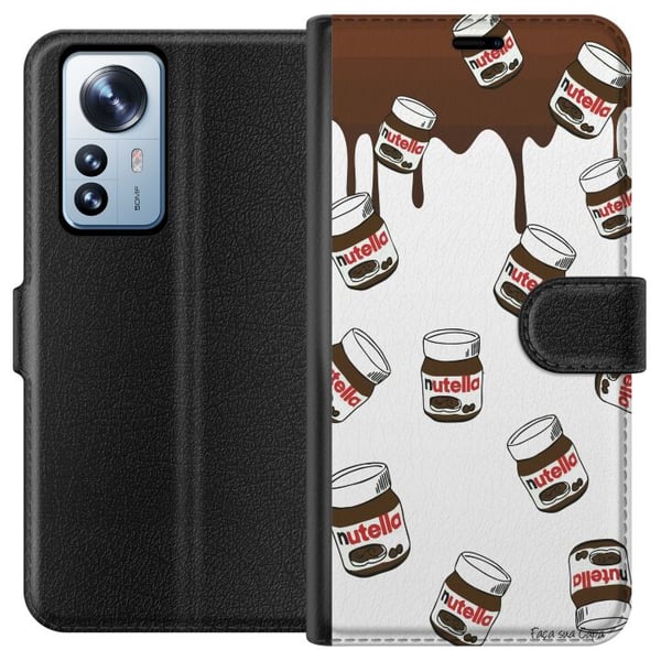 Yhteensopiva Lompakkokotelo Xiaomi 12 Pro Nutella Kawaii Jälkiruoka Söpö Makea