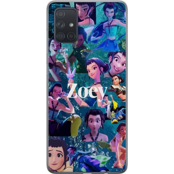 Kompatibel Mobilcover til Samsung Galaxy A71 Kpop Dæmonjægere Zoey Skov Collage Mystisk Aura Idol Kraft Glød