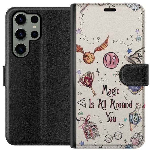 Kompatibel Tegnebogsetui til Samsung Galaxy S23 Ultra Harry Potter