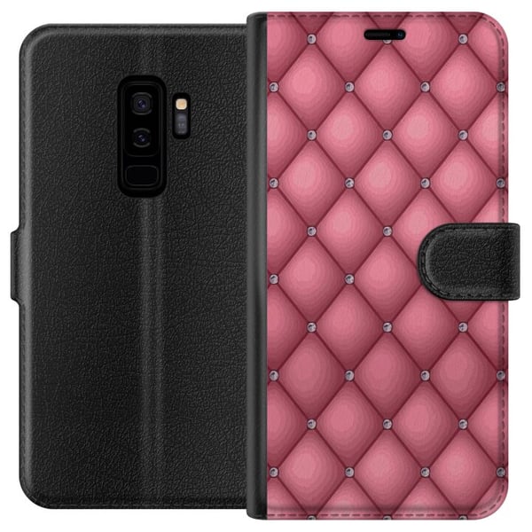 Yhteensopiva Lompakkokotelo Samsung Galaxy S9+ Uniikki Vaaleanpunainen Kuosi Yhteensopiva Lompakkokotelo Samsung Galaxy S9+ Uniikki Vaaleanpunainen Kuosi