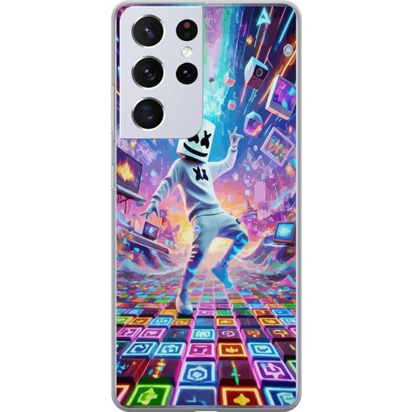 Kompatibel Mobilcover til Samsung Galaxy S21 Ultra 5G Fortnite Dance | Marshmello