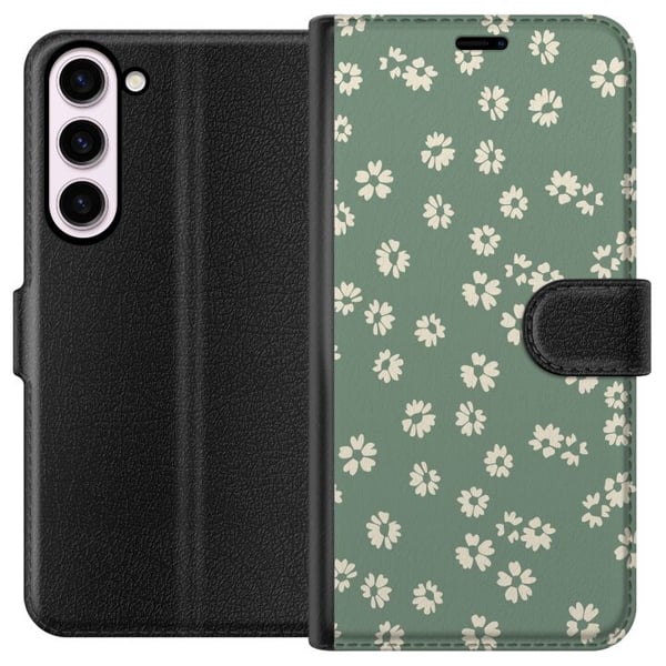 Yhteensopiva Lompakkokotelo Samsung Galaxy S23+ Kukkaisunelma - Värikäs Kukkakuvio