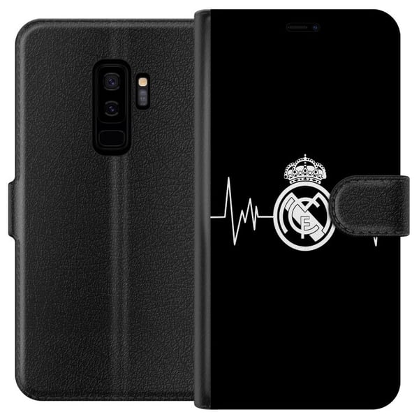 Kompatibelt Plånboksfodral till Samsung Galaxy S9+ Real Madrid CF Kompatibelt Plånboksfodral till Samsung Galaxy S9+ Real Madrid CF
