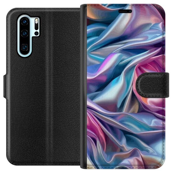 Kompatibel Tegnebogsetui til Huawei P30 Pro Skinnende silke